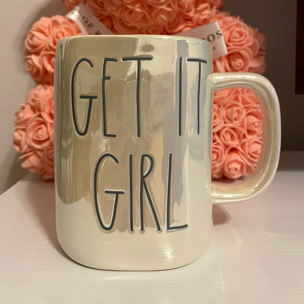 Rae Dunn Iridescent Get It Girl Mug